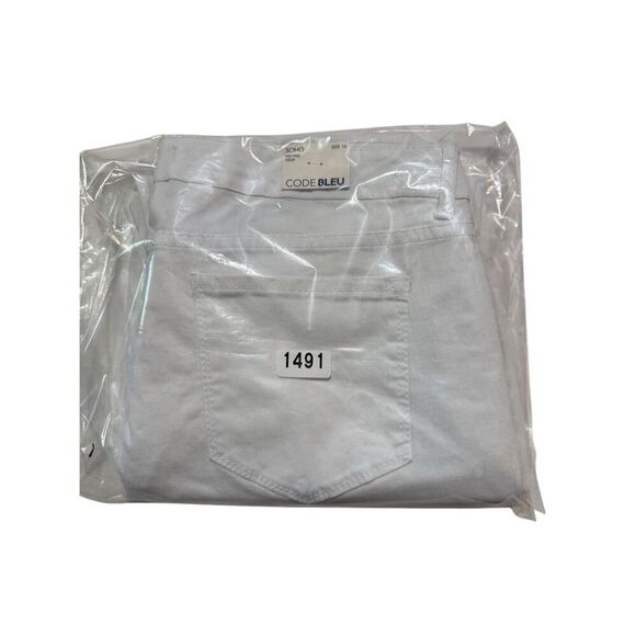 Code Bleu SOHO Crop Jeans - White Size 16 NWT - Picture 13 of 14